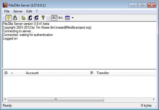 filezilla ftp server