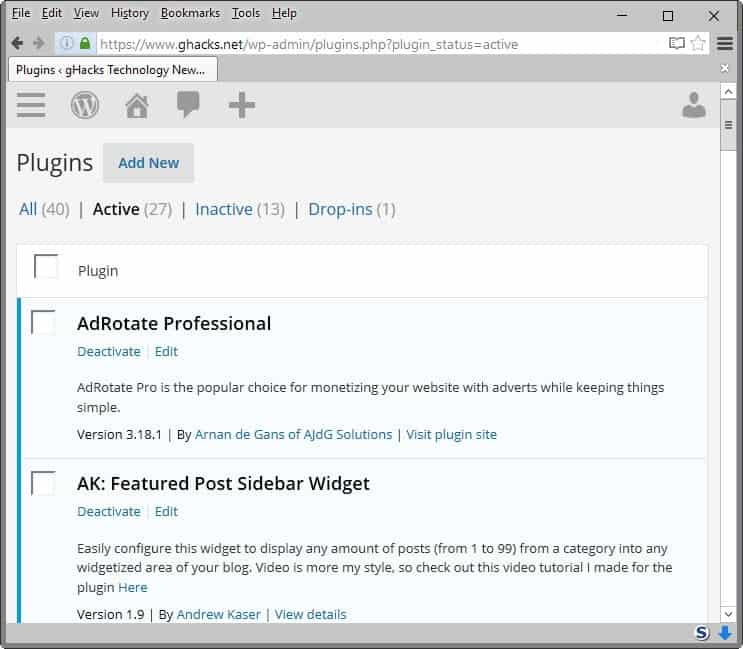 wordpress plugins