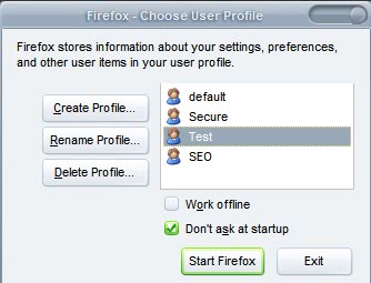 firefox profile manager youtube