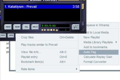 winamp auto tag