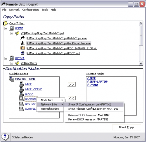 remote batch copy