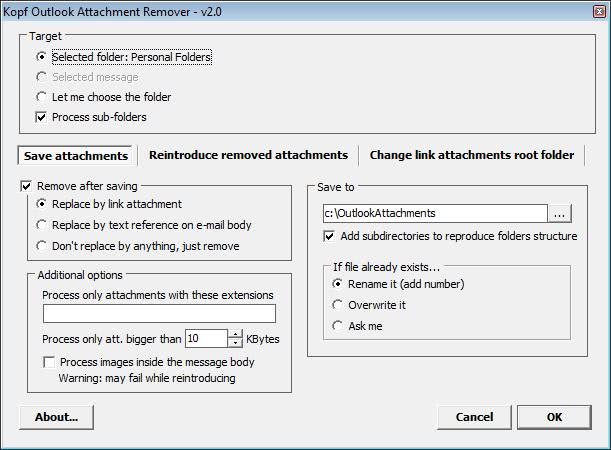 Email Address Extractor For Microsoft Outlook