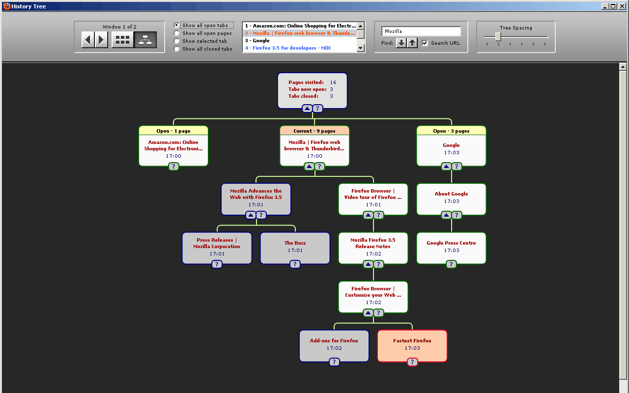 firefox history