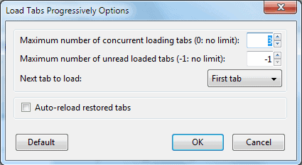 load tabs progressively