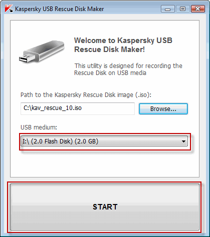 kaspersky rescue disk boot error