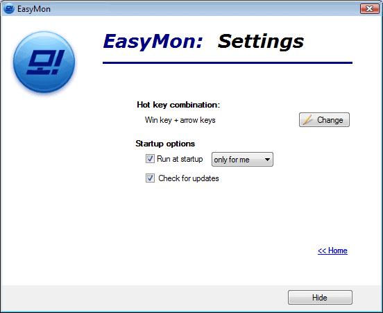 EasyMonSettings