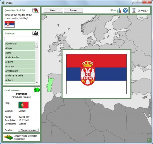 world map with countries and capitals. countries capitals flags quiz