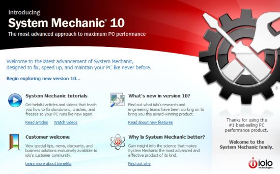 system mechanic 10