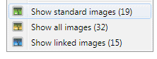 image context menu