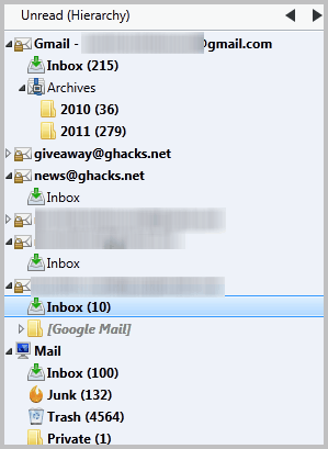 advanced unread folders