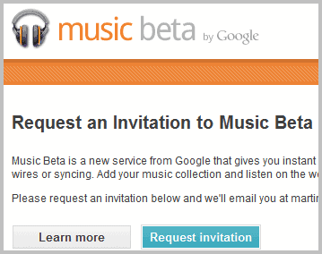 GOOGLE MUSIC Beta Set To Clash with Music Applications on the Net