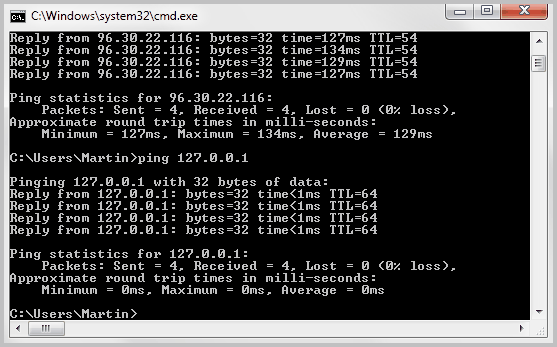 standard loopback address