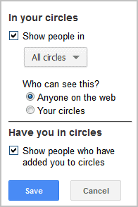 google circles