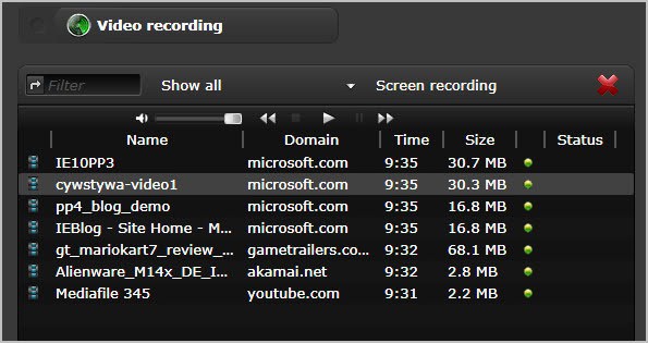 video recording