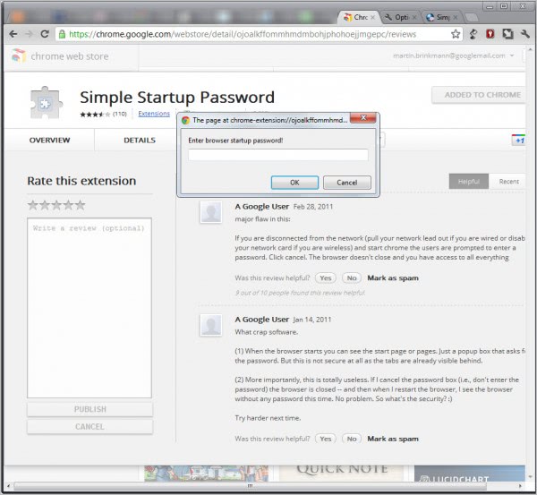 google chrome one password extension