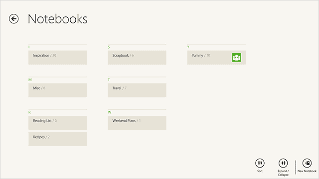 evernote for windows 8