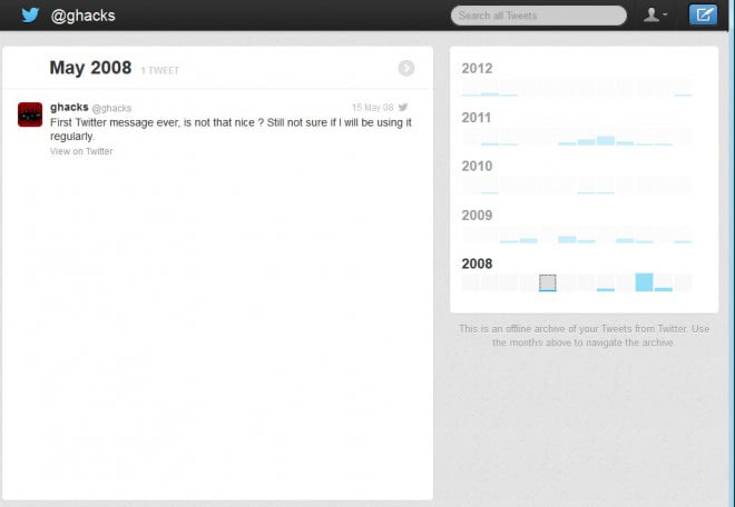 all twitter messages screenshot