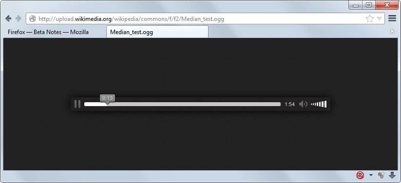 ogg file playback firefox