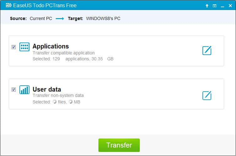 transfer files programs windows