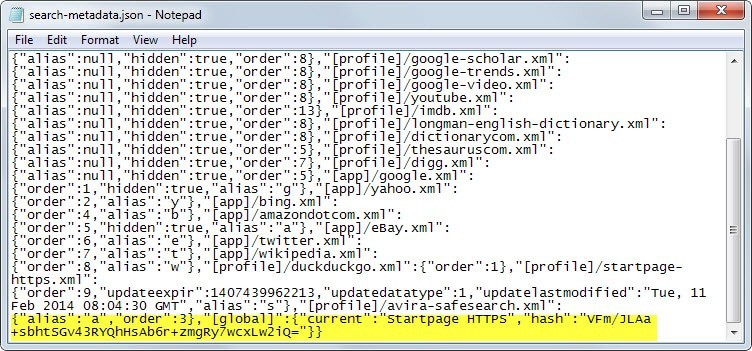 firefox search hijack protection