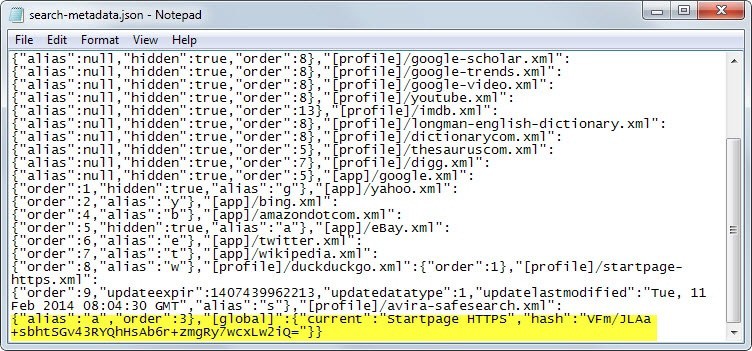 firefox search hijack protection