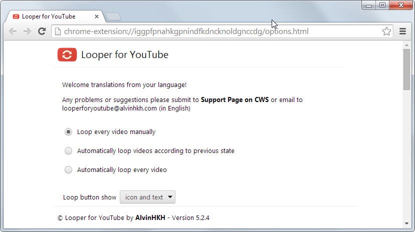 chrome options