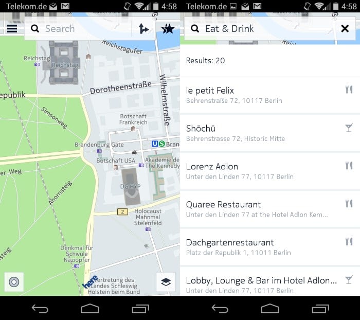 nokia here maps android