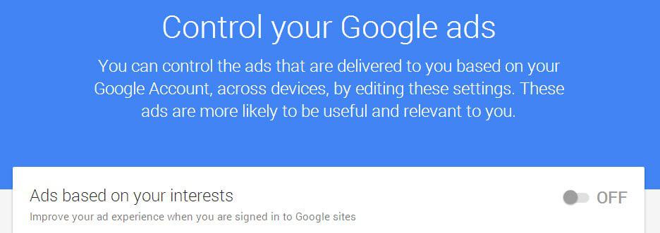 control google ads
