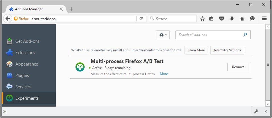 firefox has multiple processes running