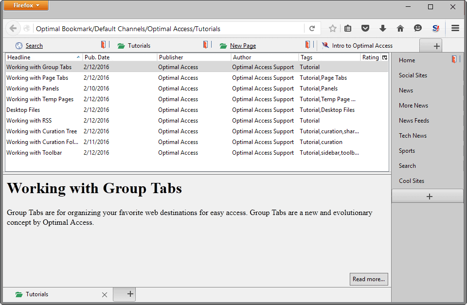 curation folder
