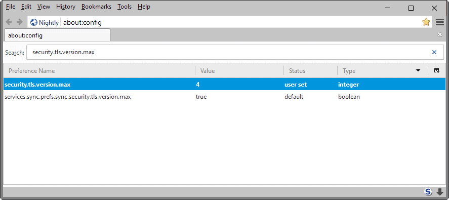 firefox tls 1.3