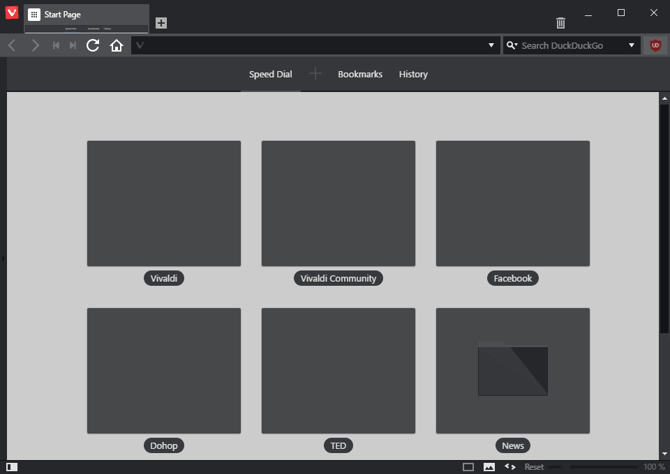 vivaldi black theme