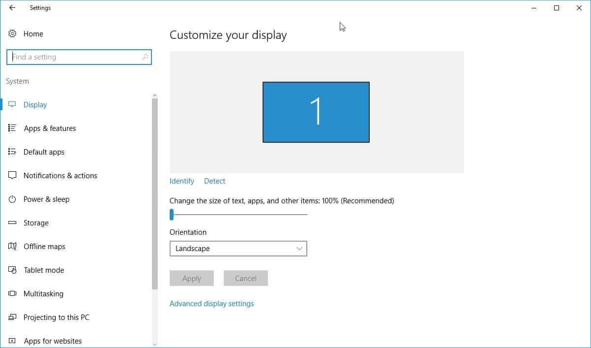 windows 10 new settings