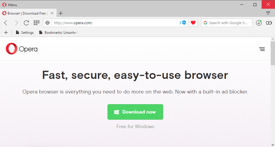 opera browser