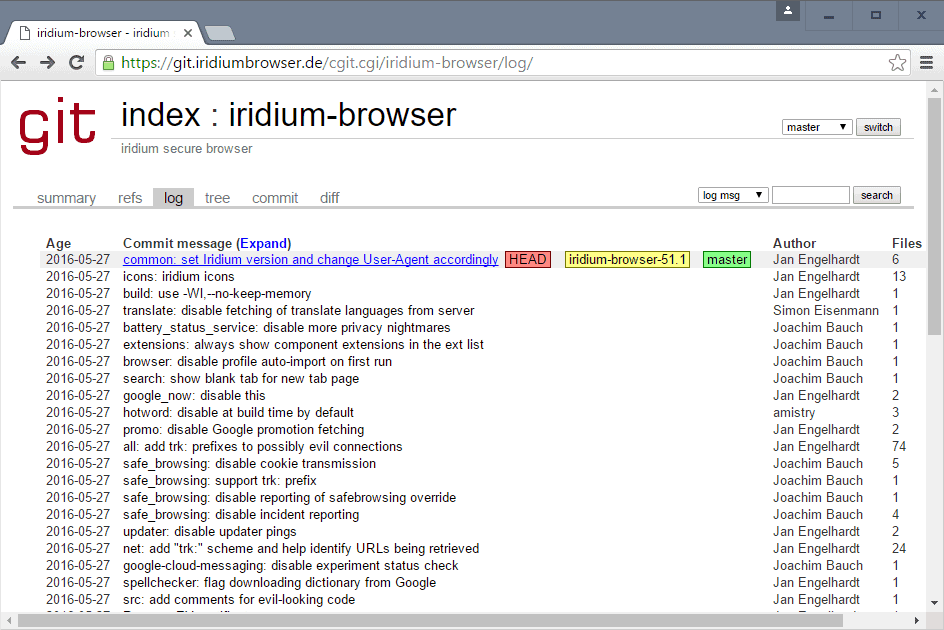 chromium browser privacy
