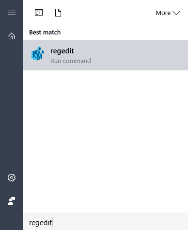 regedit