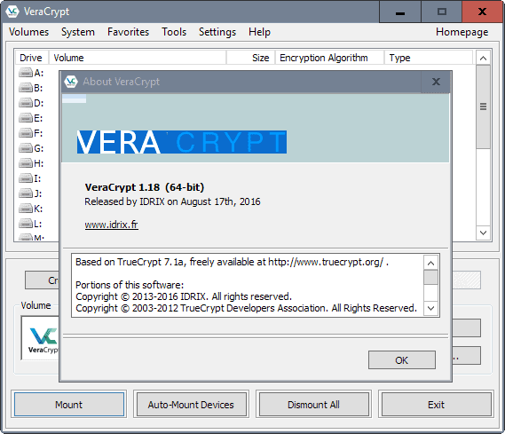 veracrypt 1.18