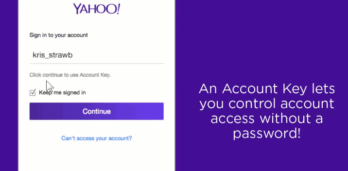 yahoo account access