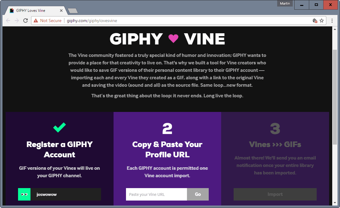 export vine videos