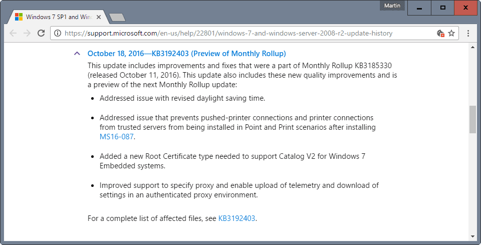 security bugs fixes windows