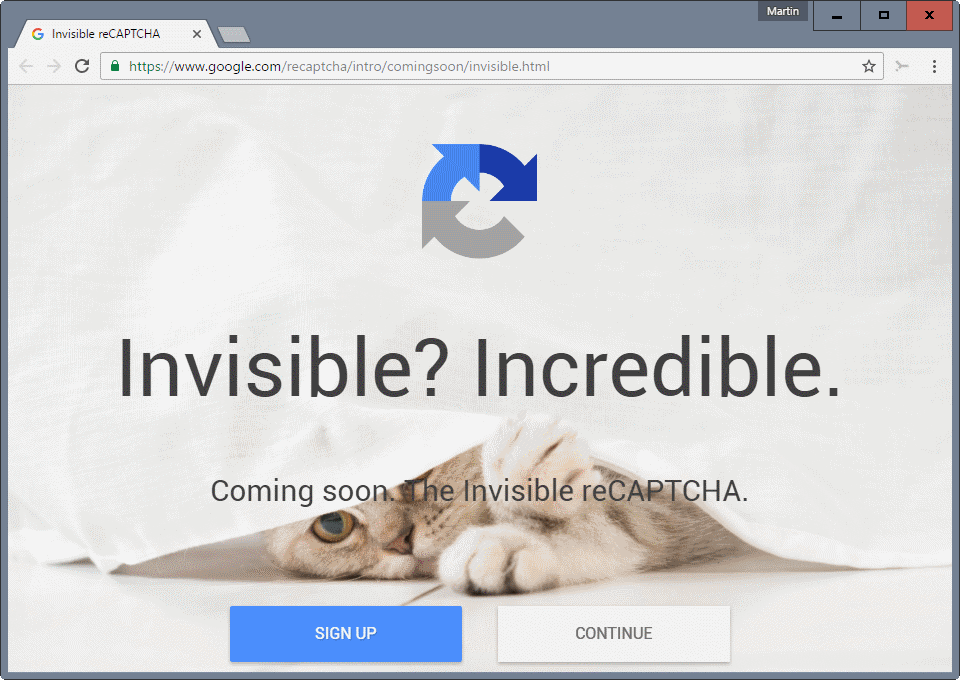 google invisible recaptcha