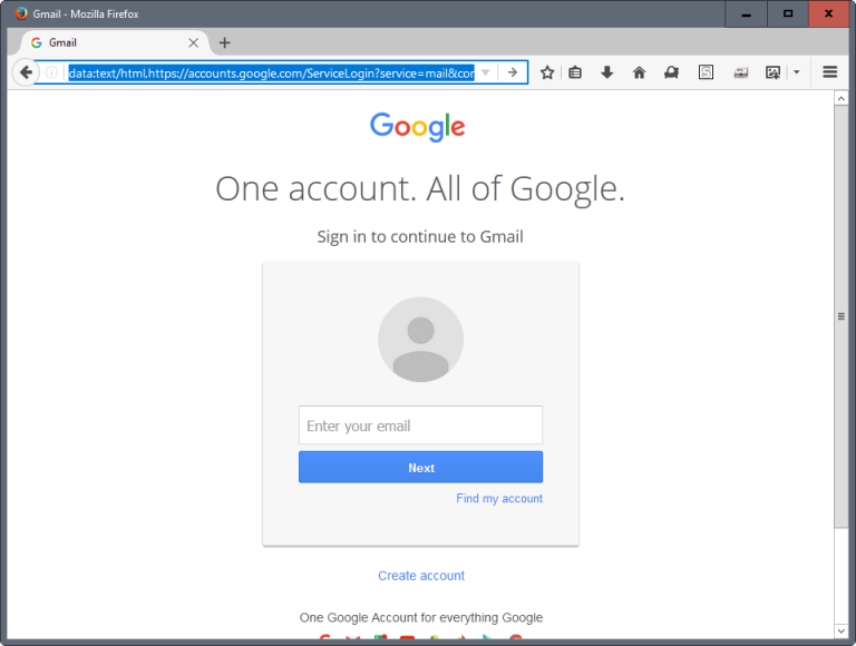 Gmail Phishing Page Free