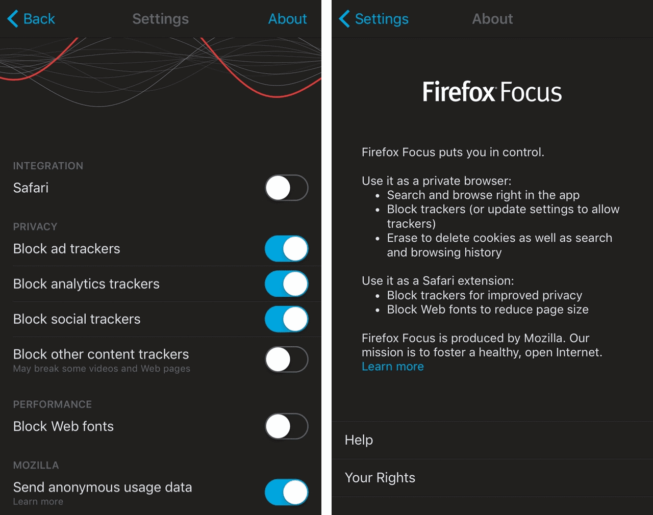 firefox focus mode