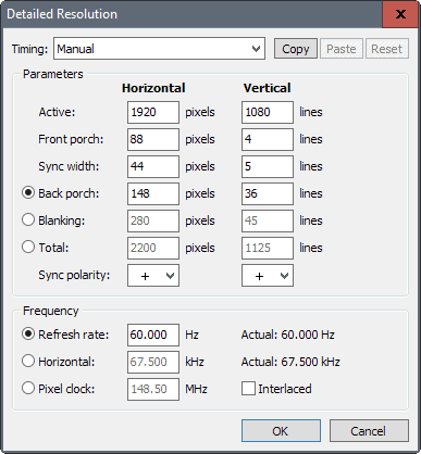 custom resolution utility