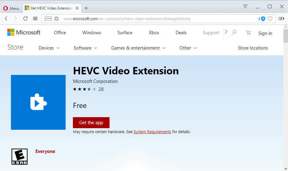 hevc video codec