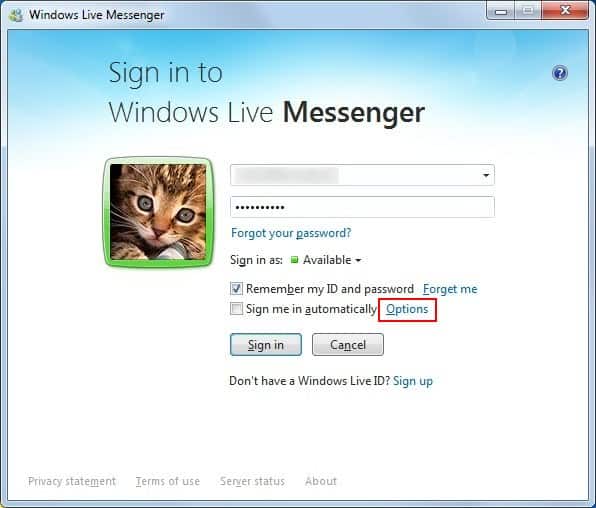 msn messenger live sign in