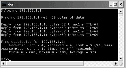 Streamyx cannot ping default ip gateway address