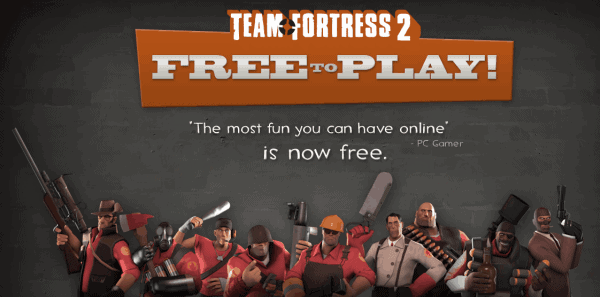 free team fortress 2 items