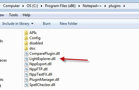 notepad plugin manager not showing