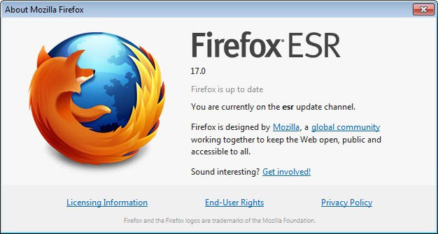 mozilla firefox esr